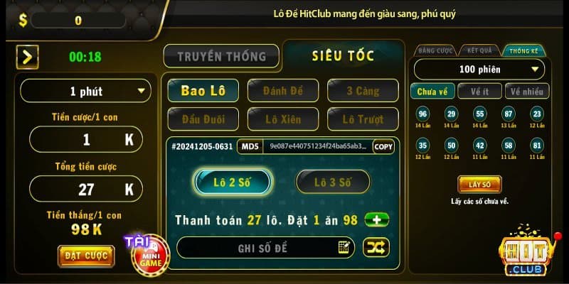 Các hình thức cược liên quan đến lô đề 1 ăn 900