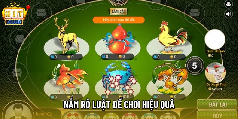 Nắm rõ luật để chơi hiệu quả Nắm rõ luật để chơi hiệu quả