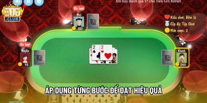 Áp dụng từng bước để đạt hiệu quả Áp dụng từng bước để đạt hiệu quả